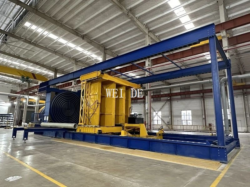 Countinue Filament Winding FRP Pipe Produciton Line factory